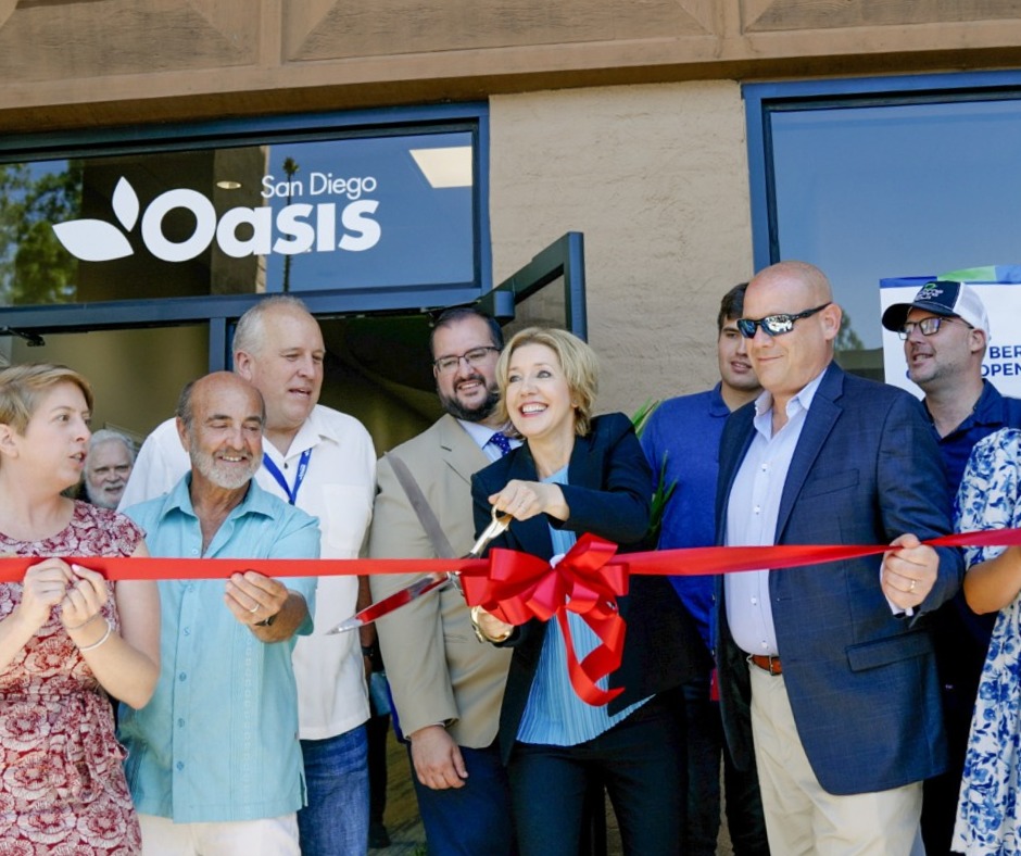 San diego Oasis ribbon cutting